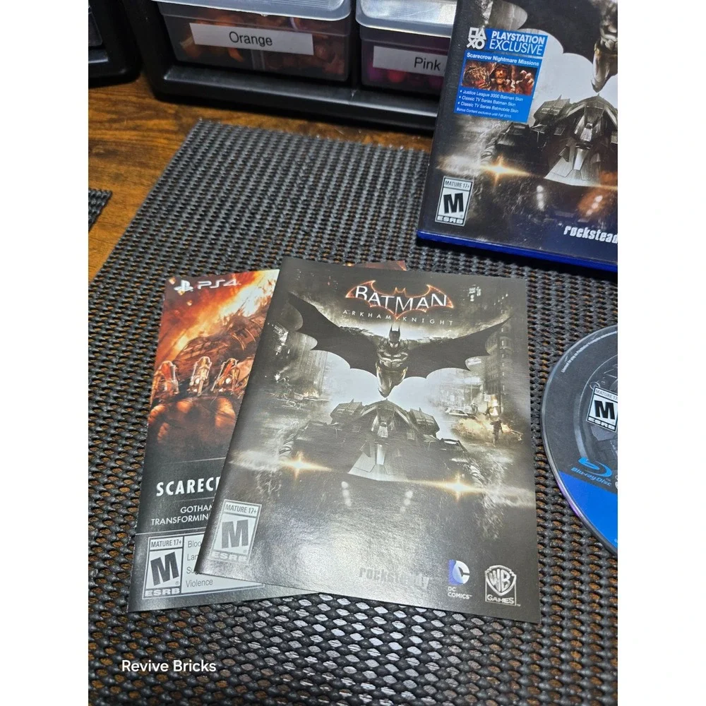Batman: Arkham Knight (PlayStation 4, PS4, 2015) CIB Complete Tested‎ Working